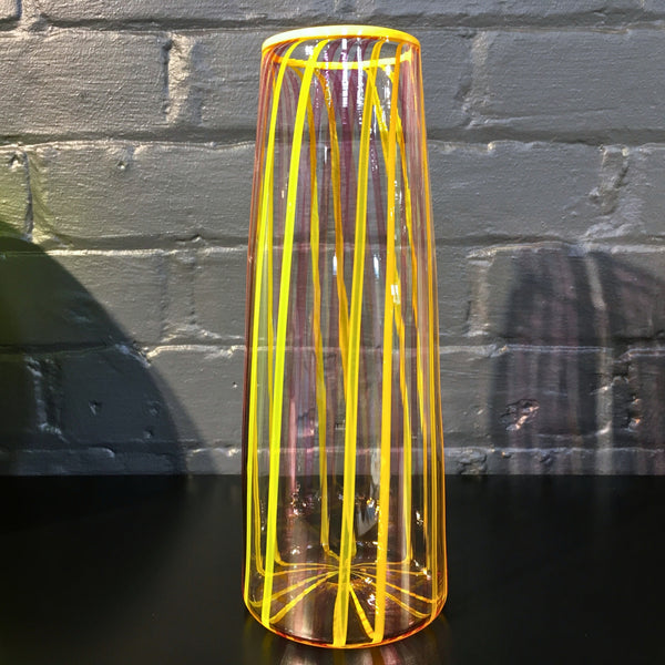 NZGlassworks  - Cane Vase